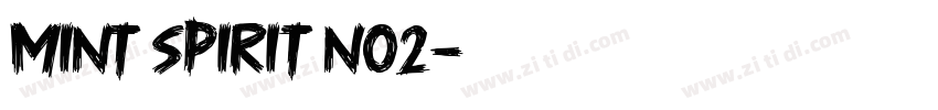 Mint Spirit No2字体转换